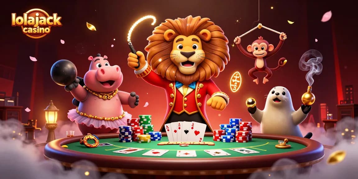 Engage with thrilling gameplay at lolajack casino featuring lively characters and vibrant casino elements.